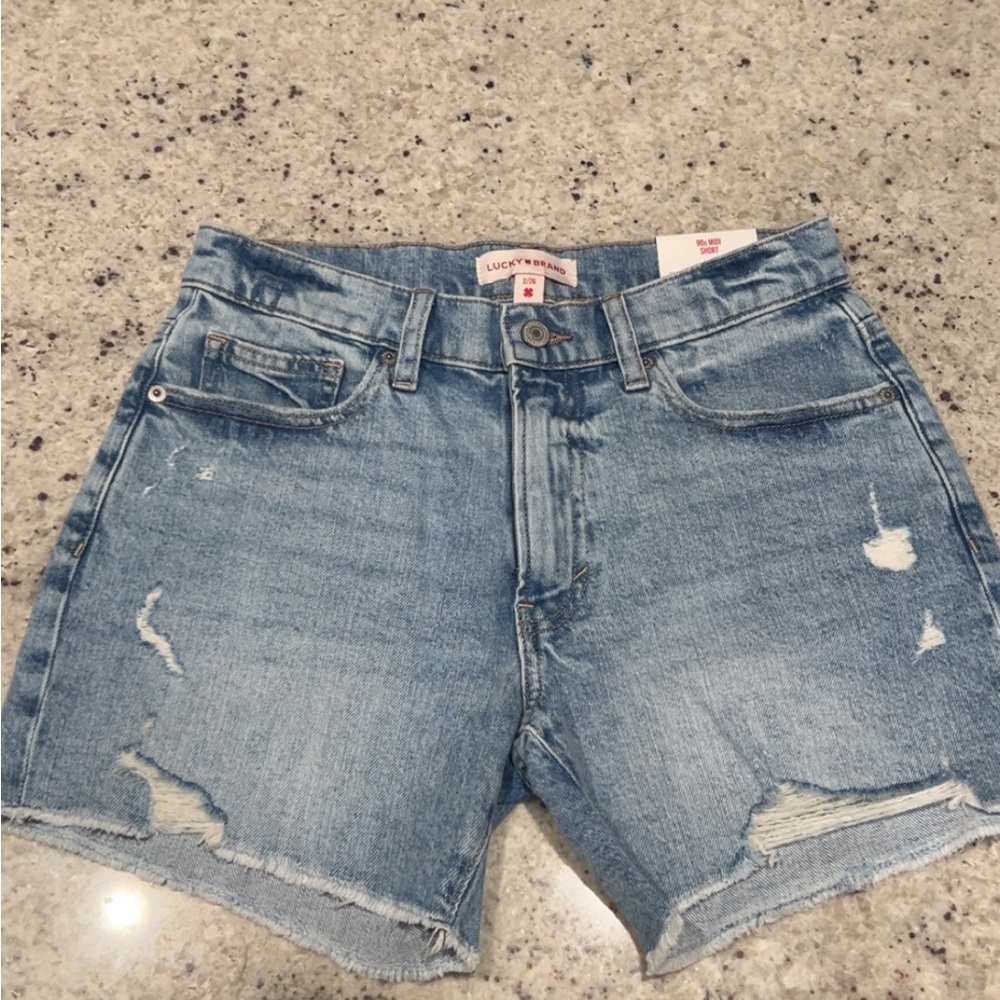Lucky Brand Women's Casual Blue Jean Shorts
